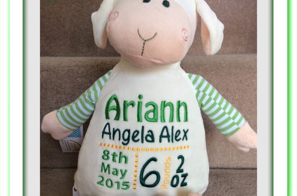 We've now got personalised soft toys!