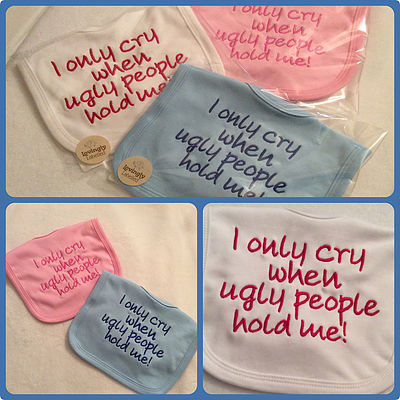Only Cry funny bib