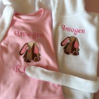 personalised baby pyjamas and dressing gown